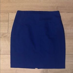 Express Blue Pencil Skirt